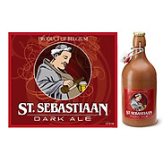 Bia chai sứ đen St. Sebastiaan Dark Ale - Lốc 6 chai x 500ml 6.9%