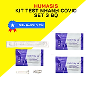 Combo 3 Bộ Kit Test Covid 19 Tại nhà HUMASIS Hàn Quốc Chính hãng