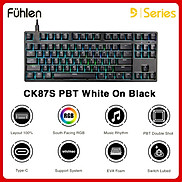 Bàn phím cơ gaming Fuhlen CK87S red switch, hot swap, led RGB, chỉnh app