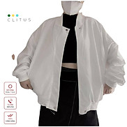 Áo Khoác Bomber form Lỡ Dày Mịn- CLITUS FASHION