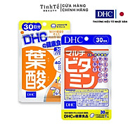 Combo viên uống bổ sung Vitamin DHC 30 ngày dành cho bà bầu Folic acid và