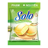 Bánh Solo kem vị lá dứa - Pandan NEW 168 14g x 12cái