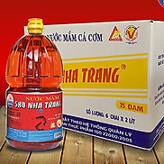 Thùng 6 Chai 2 Lít Nước mắm Cá Cơm 15 độ đạm- 584 Nha Trang