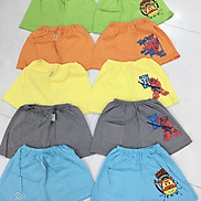 Quần đùi cotton cho bé 1-8 tuổi