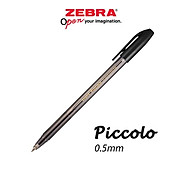 Viết bi nắp Piccolo 0.5mm hộp 12 cây xanh đen đỏ - Zebra