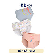 Set 3 quần lót bé gái tam giác 27kids Quần chip bé gái vải khử khuẩn công