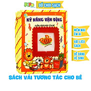 Sách vải tương tác cho bé PiPoVietnam chủ đề Kỹ năng vận động giúp bé phát