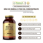 Viên Uống Dầu Cá Bổ Sung Omega 3 Hỗ Trợ Giảm Xơ Vỡ Động Mạch