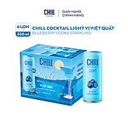 Thùng 6 lon Chill Cocktail 6 vị 330ml lon