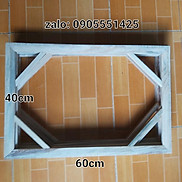 1 Sat xi. Khung gỗ căng toan 40cm x 60cm