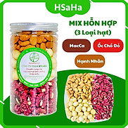 Hạt Dinh Dưỡng Mix Nhiều Loại Tách Vỏ Nhập Khẩu HSaHa  Hạt Óc Chó Đỏ +