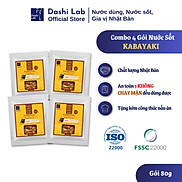 Combo 4 Gói Nước Sốt Nhật Bản KABAYAKI 80g Hương Vị Đậm Đà Chay Mặn Đều