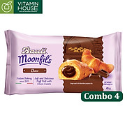 Combo 4 Bánh Sừng Bò Bauli Moonfils vị Socola 45g