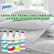 Nước tẩy trắng đa năng 6 in 1 - Zonrox 1 lít hương chanh