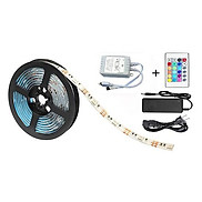 Bộ đèn LED dây dán 5050 phủ keo silicon đổi 7 màu V-L-D-RGB RGB+Nguồn