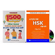 Combo 2 sách 1500 Câu chém gió tiếng Trung thông dụng nhất + Luyện thi HSK