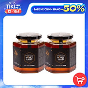 Combo 2 hũ mật ong rừng Thảo Dược HONEYLAND tổng 1000g mật ong thiên nhiên