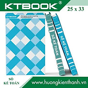 Sổ ghi chép Kế Toán bìa cứng giấy in caro cao cấp size 25 x 33 cm Khổ Lớn