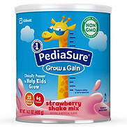 Sữa bột Pediasure Grow and Gain Strawberry Shake Mix 400gr nhập Mỹ