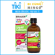 Siro Brauer Baby & Kids Liquid Calcium With Magnesium & ZinC bổ sung Canxi