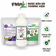 Combo chế phẩm vi sinh trừ bệnh, trừ sâu PMP cho rau sạch, hoa, cây cảnh