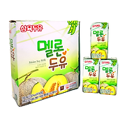 Sữa Đậu Nành Vị Dưa Sahmyook Hàn Quốc 190ml hộp thùng 16 hộp - VJK Mart