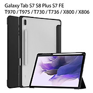 Bao Da Cover Cho Samsung Galaxy Tab S7 S8 Plus S7 FE 12.4 Inch T970 T975