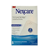 Hộp 8 miếng gạc vô trùng chống thấm nước trong suốt Nexcare 3M H1624