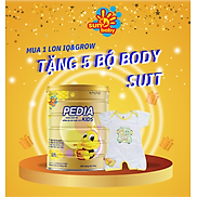 Tặng 5 bộ body chip Sữa Pedia Kids cho trẻ biếng ăn thấp còi 900g Sunbaby