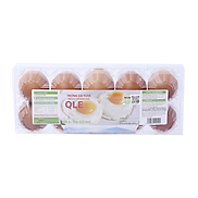 Vỉ 10 Trứng Gà Tươi QLE 600G