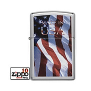 Bật lửa Zippo 24797 Quốc Kỳ Mỹ - Made in USA - Chính Hãng 100%