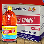 Thùng 6 chai 2L Nước mắm Truyền Thống, 584 Nha Trang 25 độ đạm