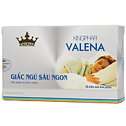 Thảo Dược An Thần Ngủ Ngon VALENA Kingphar - Hộp 30 Viên - Giúp an thần