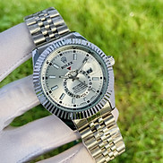 Đồng Hồ Đeo Tay Nam Rolex Sky - Dwellr N013 Dây Thép, Có Lịch, Thời Trang