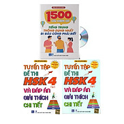 Combo 3 sách Bộ đề tuyển tập đề thi năng lực Hán Ngữ HSK 4 và đáp án giải