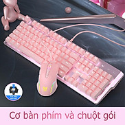 Bàn phím chơi game LED Chuột Máy Tính tai nghe mèo Bộ Bàn Phím Gaming có