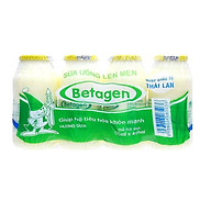 Sữa Chua Uống Betagen Hương Dứa 85ML Lốc 4 Chai - 8936026265036