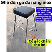 Ghế ngồi xe tay ga không dựa lưng , yên nệm cho bé