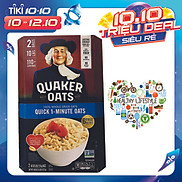 Yến Mạch Quaker Oats Quick - 1 Minute 4.52kg  Dạng Hạt Cán Vỡ