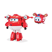 Đồ Chơi SUPERWINGS Robot Biến Hình Cỡ Lớn Jett Và Thú Cưng Siêu Cấp Jett