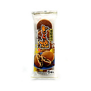 Bánh Dorayaki nhân đậu đỏ hạt dẻ - Red bean and Maron Dorayaki 300g 12