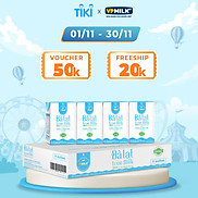 Sữa tươi UHT Đà Lạt True Milk ít đường 110ml Thùng 48 hộp