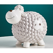 Tượng Cừu Gốm Nhỏ - Ống Tiết Kiệm - Trang Trí Nhà Cửa, Để Bàn, Quán Cafe