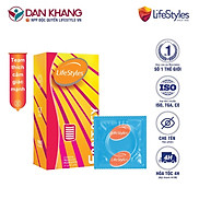 Bao Cao Su LifeStyles Fantasy Có Gân Ngang Ôm Sát Cao Cấp Hộp 12 bao