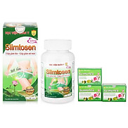 Combo 1 Thực phẩm chức năng Slimtosen Extra 100 viên + 3 hộp trà slimutea