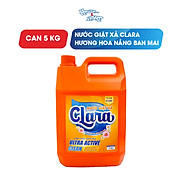 Nước giặt xả Clara hương hoa nắng ban mai can 5Kg