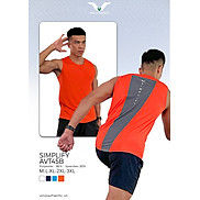 ÁO TANKTOP NAM AVT45 DÀNH CHO TẬP GYM, CHẠY BỘ, CHẤT VẢI CO GIÃN 4C