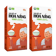 Combo 2 hộp Gạo Hữu Cơ Hoa Nắng - Gạo Lứt 2kg