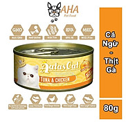 Pate Cho Mèo Con Aatas Cat 80g Nguyên Chất Từ Cá Ngừ Mix Với 12 Vị Thơm