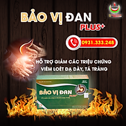 BẢO VỊ ĐAN PLUS - NĂNG ĐỘNG - GIẢM VIÊM LOÉT DẠ DÀY, Ợ CHUA